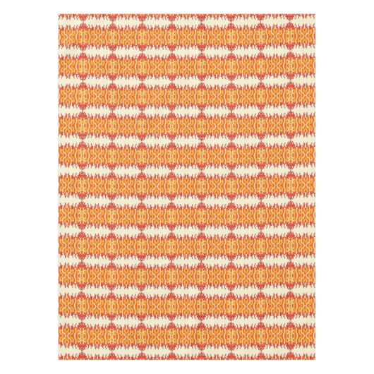 Dancing Sunburst Pop van kleur Abstracte kunst Tafelkleed (Voorkant)