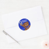 Dancing Teddy Bear 9th Birthday Scrapbook Stickers (Envelop)