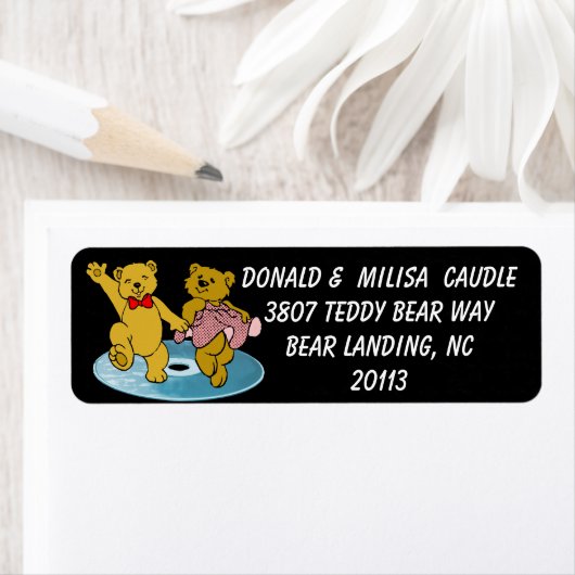 DANCING TEDDY BEARS ETIKET (Insitu)