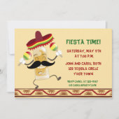 Dancing Tequila Bottle Fiesta Kaart (Voorkant)