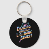 Dancing Through The Lightning Strike Dancer Motiva Sleutelhanger (Voorkant)