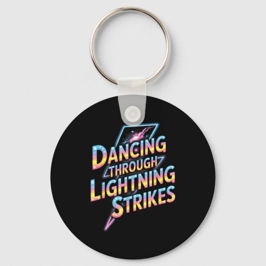 Dancing Through The Lightning Strike Dancer Motiva Sleutelhanger (Voorkant)