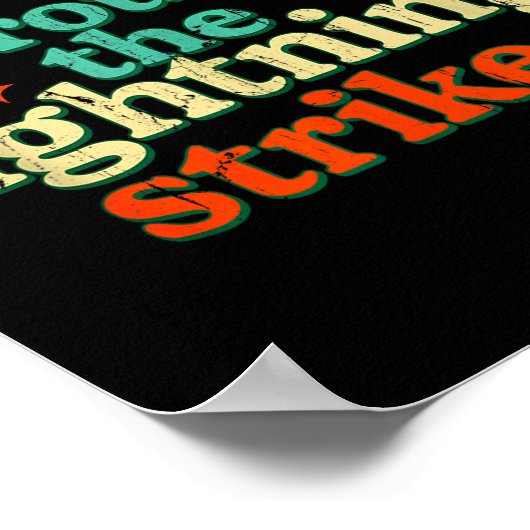 Dancing Through The Lightning Strikes  Poster (Hoek)