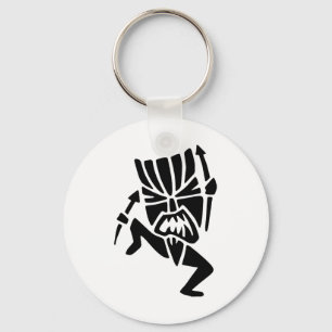 Dancing Tiki Man Sleutelhanger