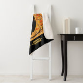 Dancing Tree Fall Leaves Kokopelli Sherpa Deken (In situ)