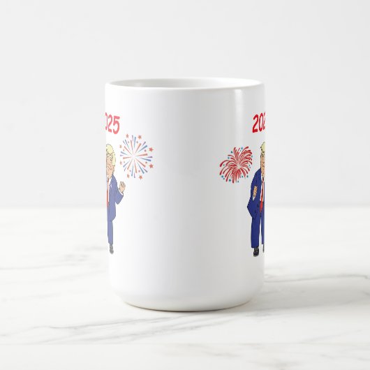 Dancing Trump Design - 2025 Koffiemok (Center)