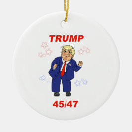 Dancing Trump Design - 45/47 Keramisch Ornament
