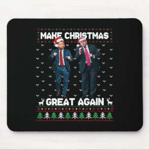 Dancing Trump Santa en DJ Vance maken kerstfeest Muismat