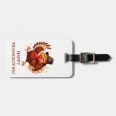 Dancing Turkey Bagagelabel (Voorkant horizontaal)