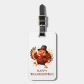 Dancing Turkey Bagagelabel (Voorkant verticaal)