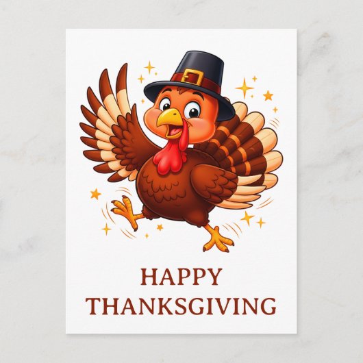 Dancing Turkey Briefkaart (Voorkant)