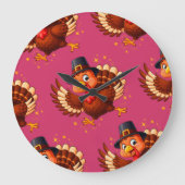 Dancing Turkey Grote Klok (Voorkant)