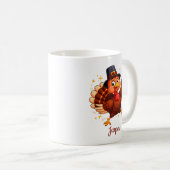 Dancing Turkey Koffiemok (Voorkant rechts)