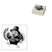 Dancing Turkey Rubberstempel (Gestempeld)