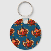 Dancing Turkey Sleutelhanger (Voorkant)