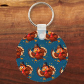 Dancing Turkey Sleutelhanger (Voorkant)