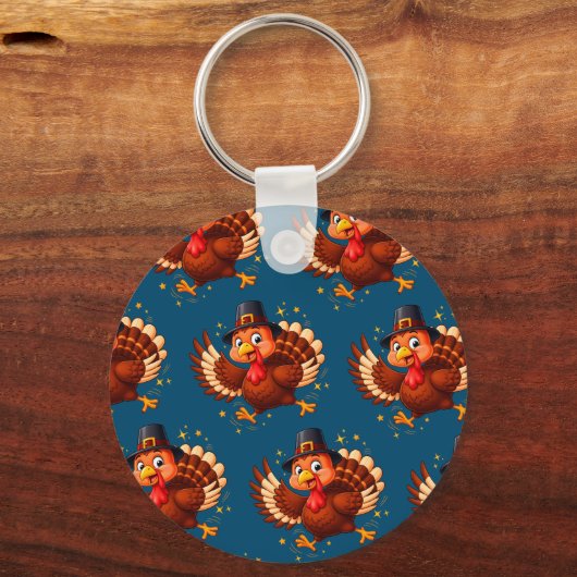 Dancing Turkey Sleutelhanger (Voorkant)