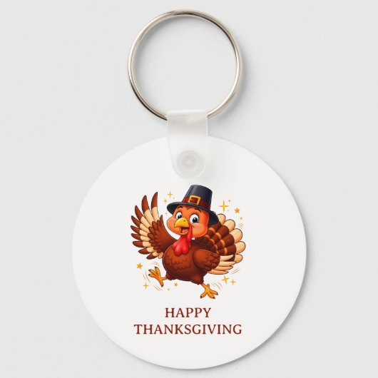 Dancing Turkey Sleutelhanger (Voorkant)