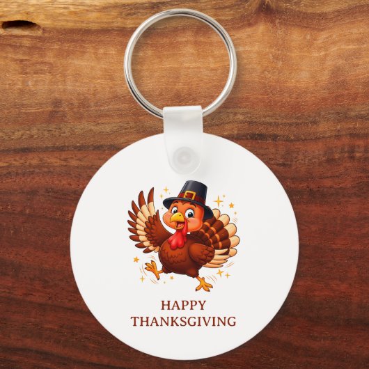 Dancing Turkey Sleutelhanger (Voorkant)
