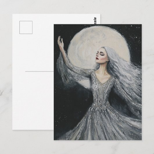 Dancing Under the Full Moon Briefkaart (Voorkant / Achterkant)