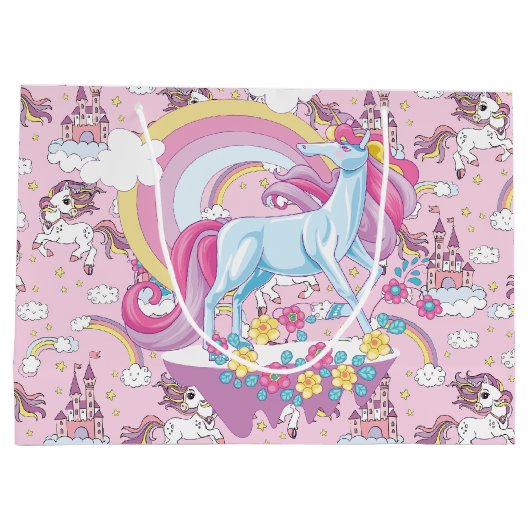 Dancing Unicorns Groot Cadeauzakje (Achterkant)