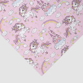 Dancing Unicorns Tissuepapier (Detail)