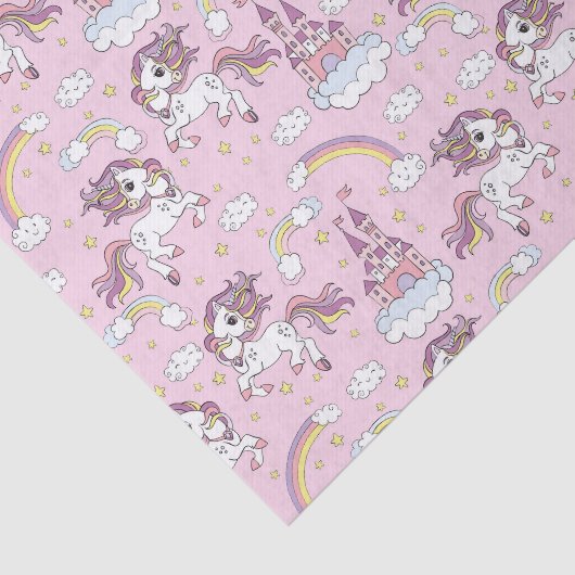 Dancing Unicorns Tissuepapier (Detail)