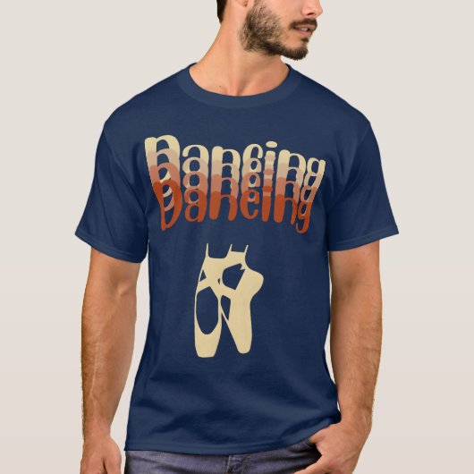 Dancing Vintage funny T-shirt (Voorkant)