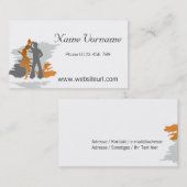 dancing visitekaartje (Voorkant / Achterkant)