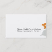 dancing visitekaartje (Achterkant)