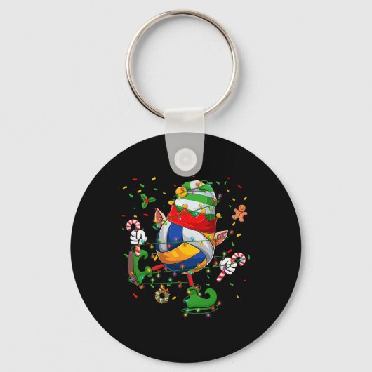 Dancing Volleybal Elf Pet Scue SS Schattige SSS Sleutelhanger (Voorkant)