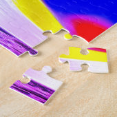 Dancing water art legpuzzel (Zijkant)