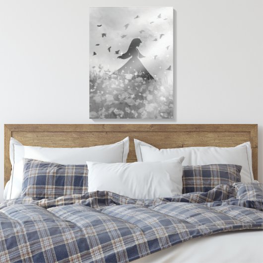 Dancing with birds I Canvas Afdruk (Insitu (Slaapkamer))