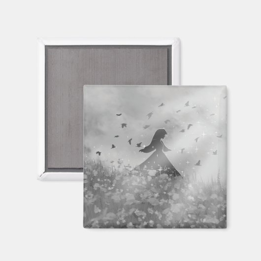 Dancing with birds I Magneet (Voorkant / Achterkant)
