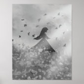 Dancing with birds I Poster (Voorkant)