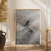 Dancing with birds I Poster