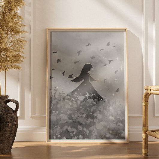 Dancing with birds I Poster