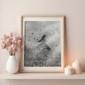 Dancing with birds I Poster