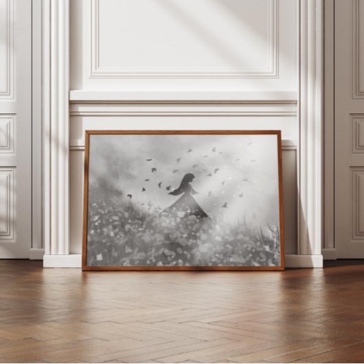 Dancing with birds II Poster