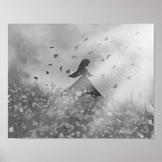 Dancing with birds II Poster (Voorkant)