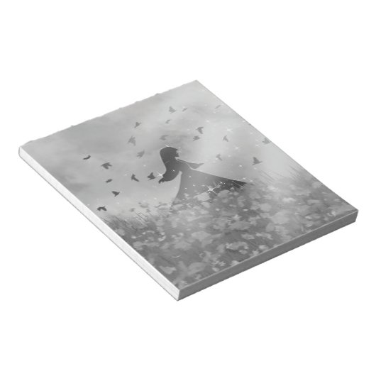 Dancing with birds notitieblok (Schuin)