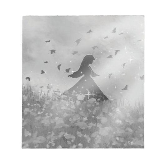 Dancing with birds notitieblok (Voorkant)