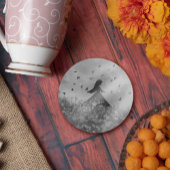 Dancing with birds ronde kartonnen onderzetter