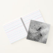 Dancing with birds Square Notitieboek (Binnen)