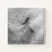 Dancing with birds Square Notitieboek (Achterkant)