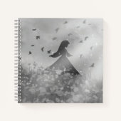 Dancing with birds Square Notitieboek (Voorkant)