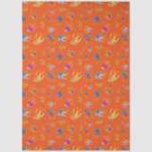 Dancing with the Wind against a Hot Summer Sunset Tissuepapier (Voorkant)