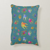 Dancing with the Wind on a Tranquil Twilight Accent Kussen (Achterkant (Verticaal))