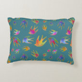 Dancing with the Wind on a Tranquil Twilight Accent Kussen (Achterkant)