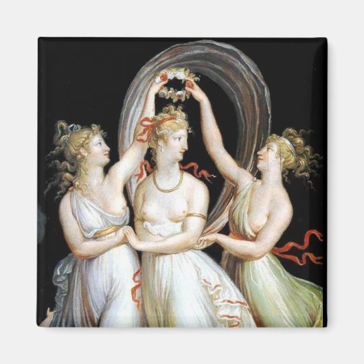 Dancing Women Magnet (Voorkant)